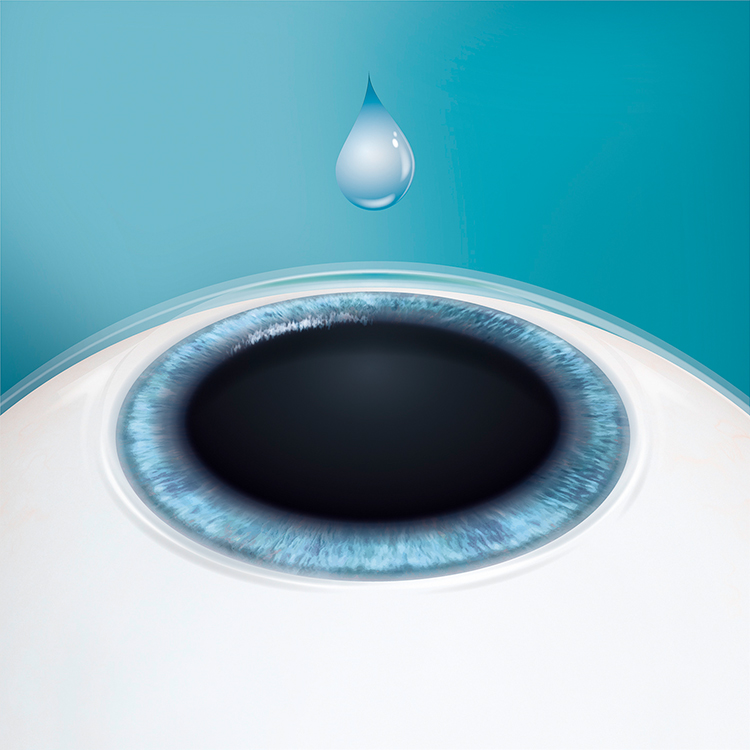 瞳孔拡大と点眼麻酔